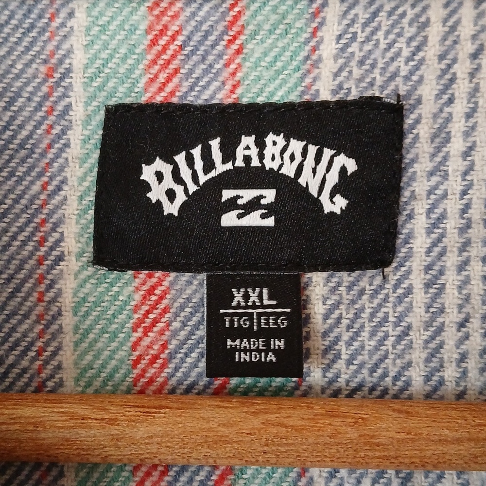 Billabong Men's Baja Flannel Hoodie - Picture 5 of 7